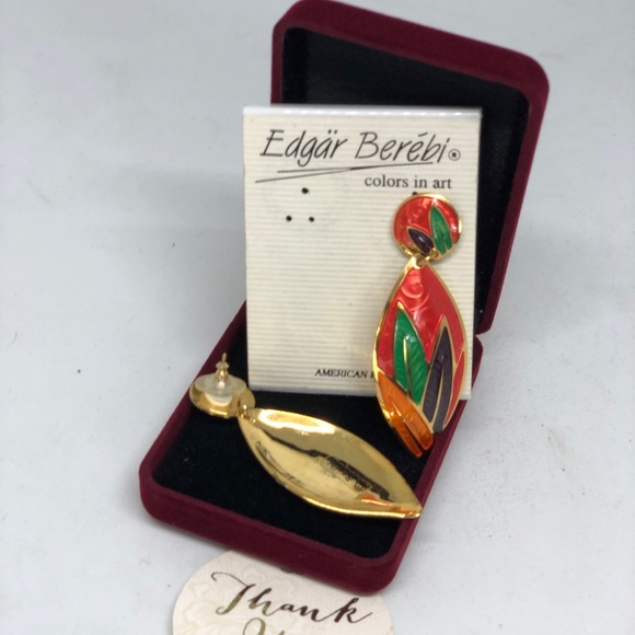 Edgar Berebi Jewelry Edgar Berbivintage Pierced Earrings Poshmark